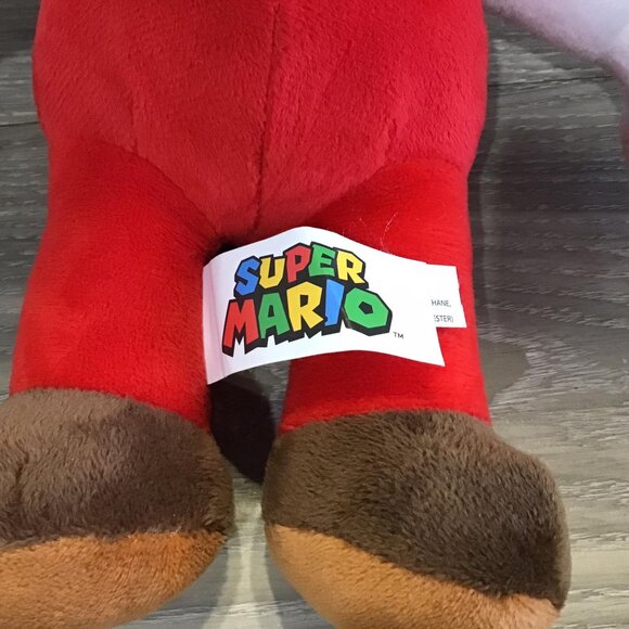 Super Mario Bros Fire Mario Plush All Star 12" - Picture 3 of 4